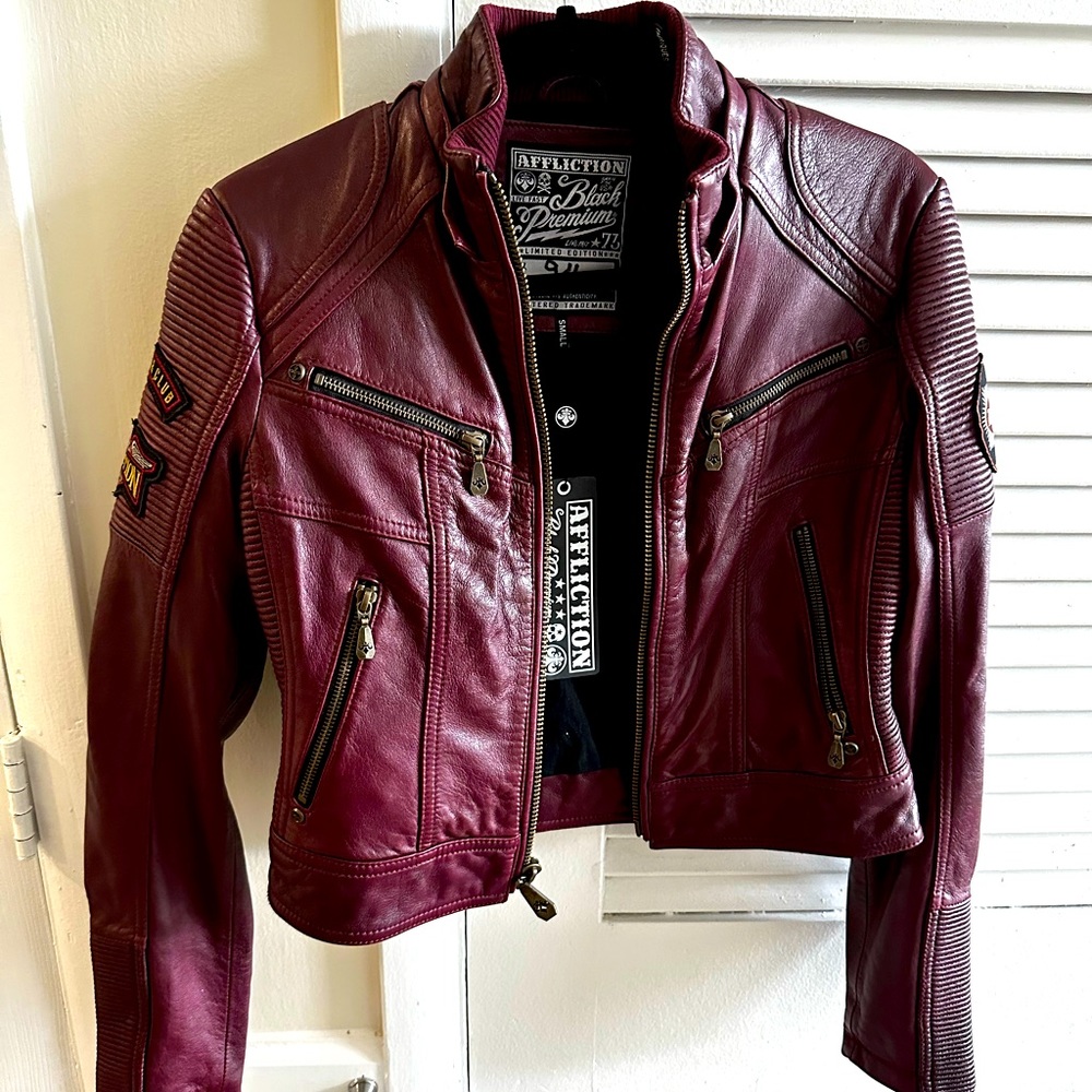 COPY - Affliction Black label Genuine Leather Jacket